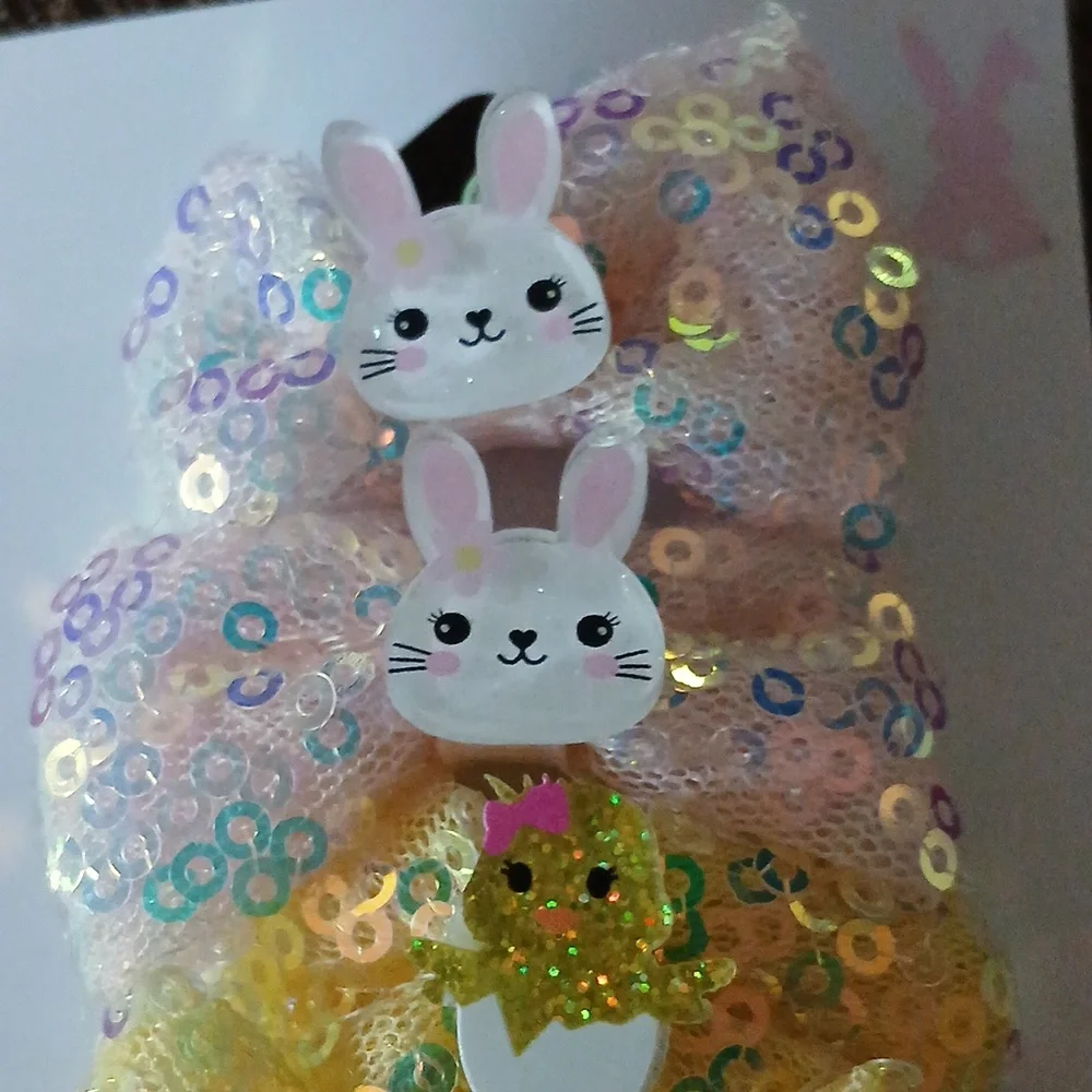 Easter Hair Clips Barrette Lot